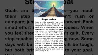 Steps To Goal “Start Today, Do Confidently Tomorrow!”  #affirmations #boostyourconfidence #steps