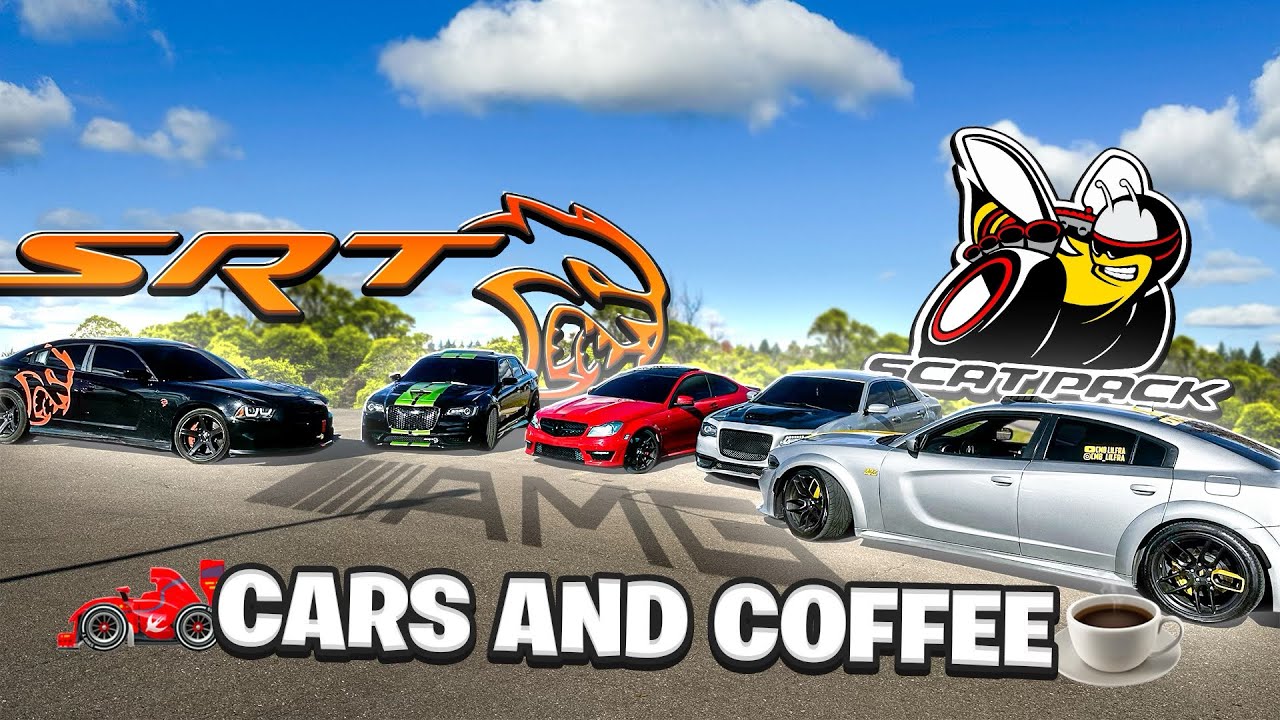 HELLCATS AND SCAT PACKS GO TO CARS AND COFFEE! - YouTube