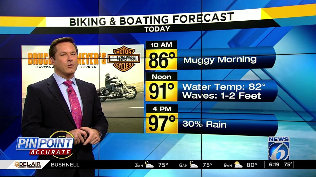 newspaper mockup Biking & Boating forecast: Conditions look good on coast