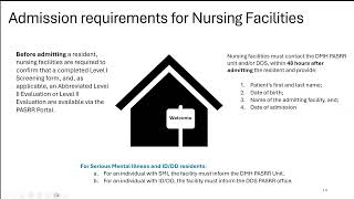 Preadmission Screening and Resident Review (PASRR) Overview - 2026