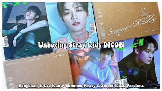 Unboxing Stray Kids DICON ✰ Bangchan & Lee Know Summer Krazy