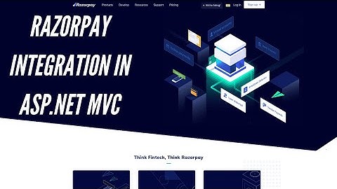 Razorpay integration in ASP.NET MVC | C# | Tutorials