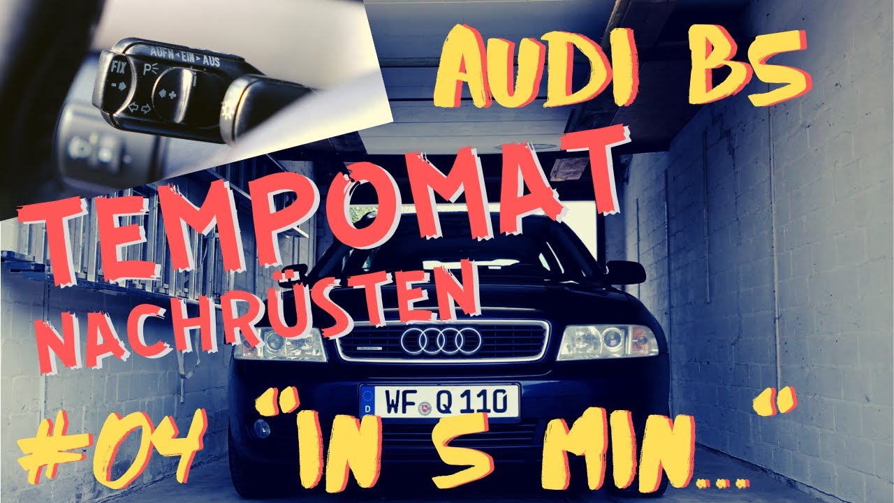 TTAutomotive, In 5 Min, Tempomat nachrüsten, Audi B5 A4 S4 RS4