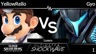 USWo 1 - YellowRello (Dr. Mario, Mario) vs Gyo (Dark Samus, Marth) Losers - SSBU