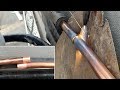 Brazing Refrigerant Line HVAC Copper Pipe