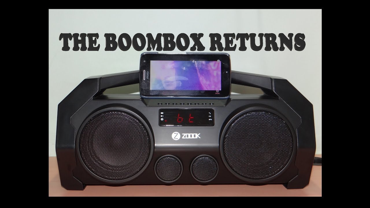 ZOOK Blue Rocker- The ultimate boombox 