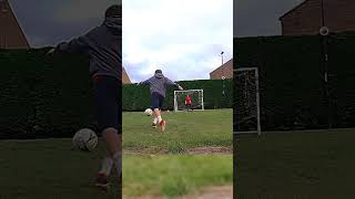 satisfying touch and finish🥶 #football #goals #entertainment #tekkers