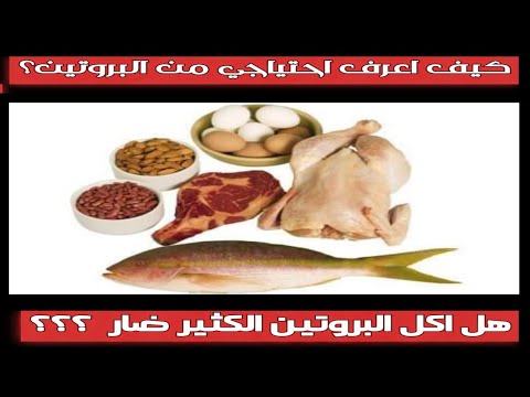 ١٩٨ كيفيه حساب احتياج الجسم من البروتين جدول بسعرات وكمية البروتين في الاكلات المختلفة