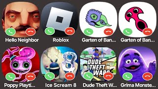 Roblox,Hello Neighbor,Garten of Banban 6+7,Poppy Playtime Chapter 2,Ice Scream 8,Dude Theft Wars...