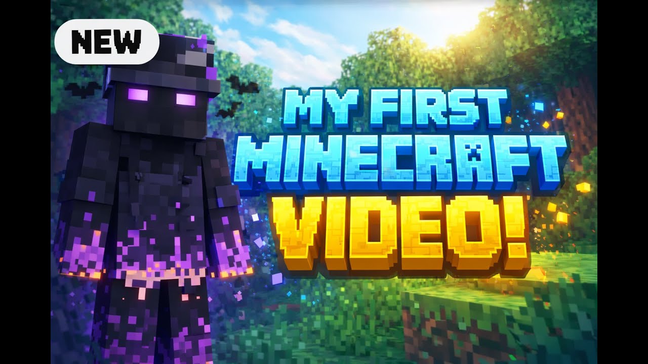 MY FIRST MINECRAFT VIDEO MUST WATCH - YouTube