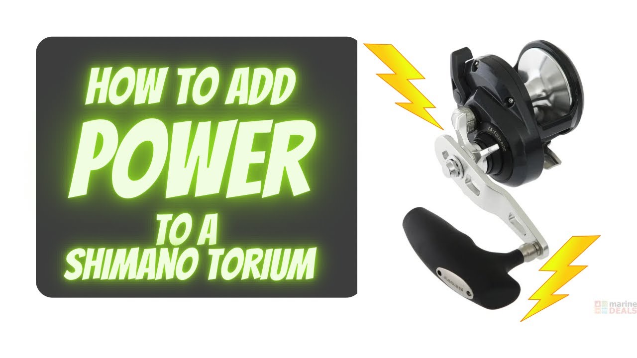 Add POWER to your SHIMANO TORIUM REEL - Super Easy! 