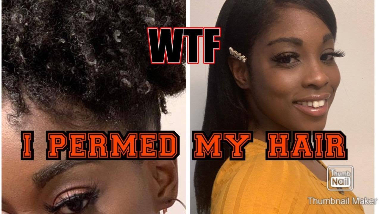 I permed my hair after being natural for 2 years. YouTube