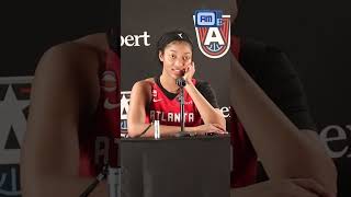 Angel Reese is shooting 3s in Karl Smesko's system #wnba #atlantadream #angelreese #fyp #trending