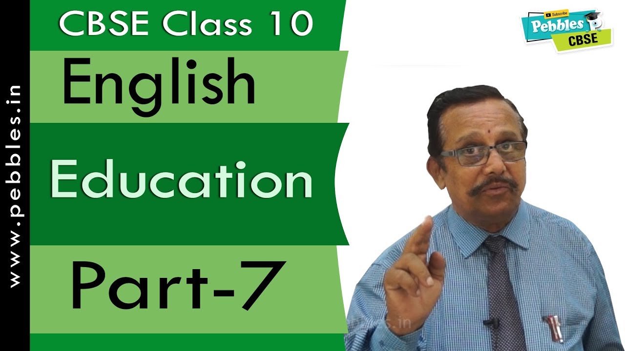 cbse syllabus class 10 english main course book education part 7
