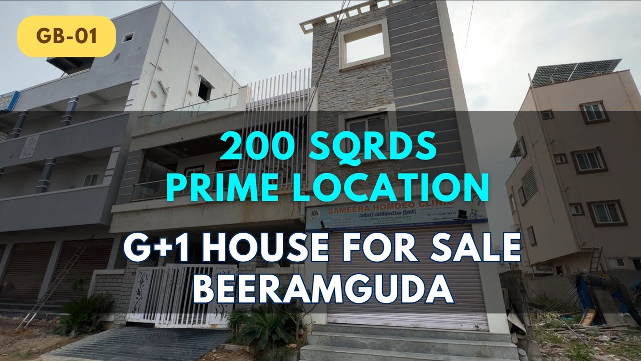 GB-01 | G+1 Independent House For Sale in Beeramguda, Prime Location, Very near to 100ft Road