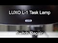 Luxo L-1 Task Lamp Switch Repair and Plug Replacement