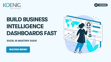 Excel BI Mastery 2025: Build Business Intelligence Dashboards Fast