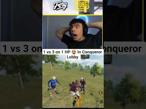 1 vs 3 On 1 HP Ferg In Conqueror Lobby #msbasha #pubgmobile #pubgmnextstarprogram #pubgmxiferg