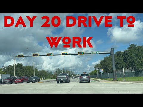 Day 20 drive to work || Florida USA || Rosalinda