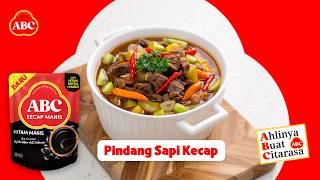 Beef Soy Sauce Stew Recipe (HITMANKEN): Dark, Sweet, and Thick. Delicious! #KecapABCHitamManis