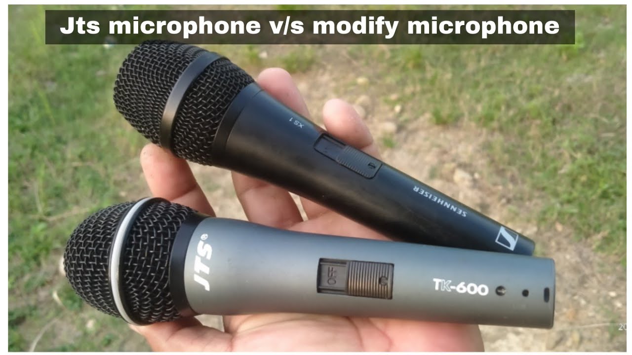 Jts microphone v/s modify microphone sound quality testing YouTube