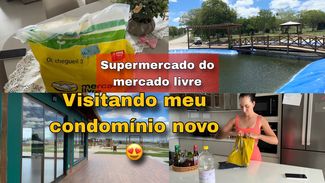 Vlog :Compras no Mercado Livre e Tour pelo Condomínio Novo 🛍️🏢