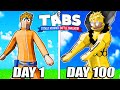 I Survived 100 Days as NARUTO in HARDCORE TABS!
