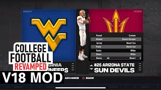 College Football Revamped V18 ALL NEW Jerseys & Bowl Stadium Updates (LA, Fiesta, Orange, Sugar)