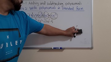 Writing polynomials in standard form