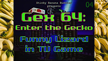 Funny Lizard in TV Game 🦎 Part 4 [Gex 64: Enter the Gecko]