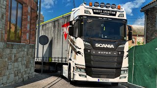 Tight City Streets Through Scenic Luxembourg | #ets2 1.59