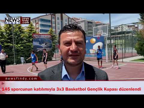 145 sporcunun katılımıyla 3x3 Basketbol Gençlik Kupası düzenlendi