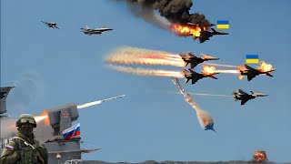 Чертов Харьков! 550 украинских истребителей успешно уничтожены Россией - ARMA 3