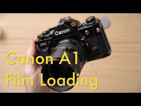 How to Load Film in a Canon A1 || Film Loading