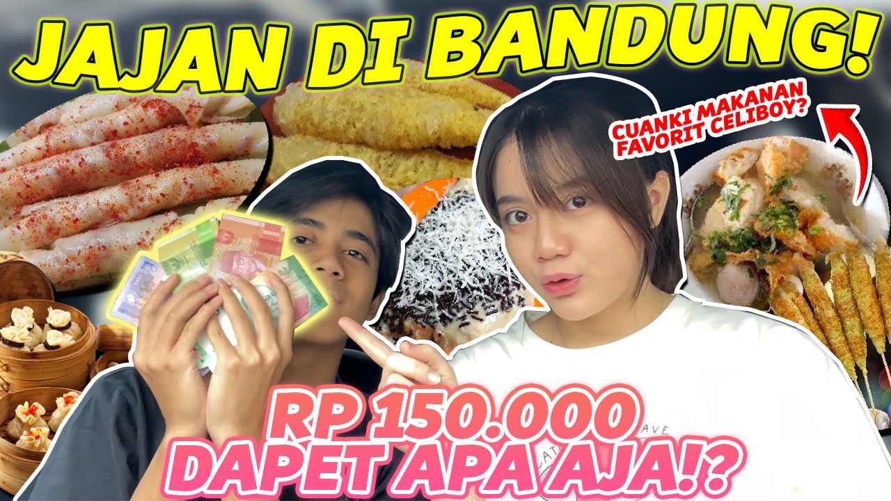 ЧЕЛЛЕНДЖ ЗАКУСОК НА 150 000 ИНДОНДСКИХ РУБЕЙ В БАНДУНГЕ! ЧТО ВЫ МОЖЕТЕ ПОЛУЧИТЬ?!