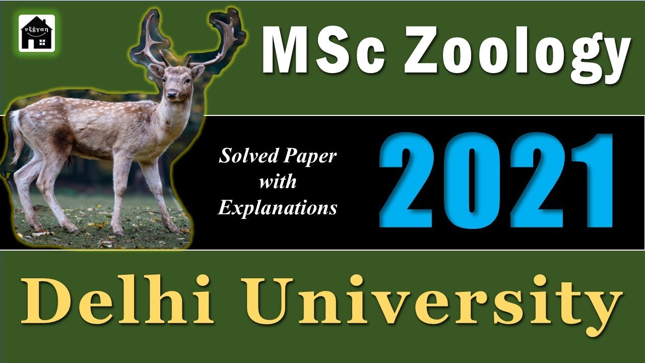 CUET PG Zoology Entrance Exam / DU Zoology PYQ 2021 Second Video