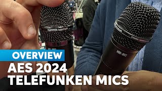 AES 2024: Telefunken M80 and M81 Microphones