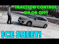 Subaru AWD vs Ice Hill - Traction Control On or OFF?