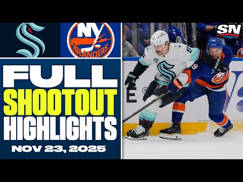 Seattle Kraken at New York Islanders | FULL Shootout Highlights - November 23, 2025