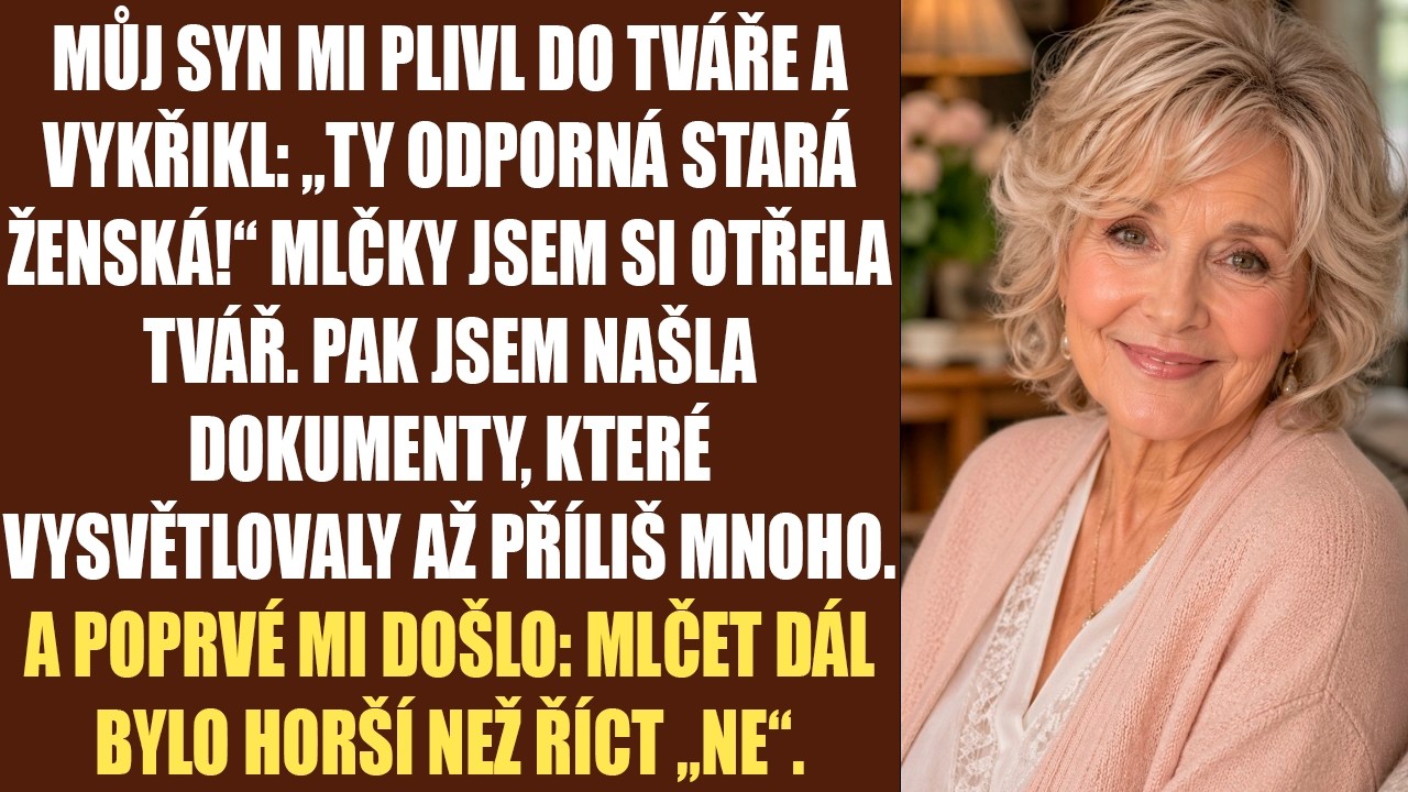 Stála jsem u sporáku a míchala fazole, když mi René, můj vlastní syn, plivl do tváře a zasyčel: „Ty odporná, stará ženská.“ Neřekla jsem ani slovo. Otřela jsem se zástěrou a dál vařila, protože...