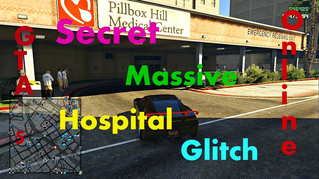 GTA 5 Online : New Secret Massive Hospital (How To Tutorial)(Glitches/Secret Spots)