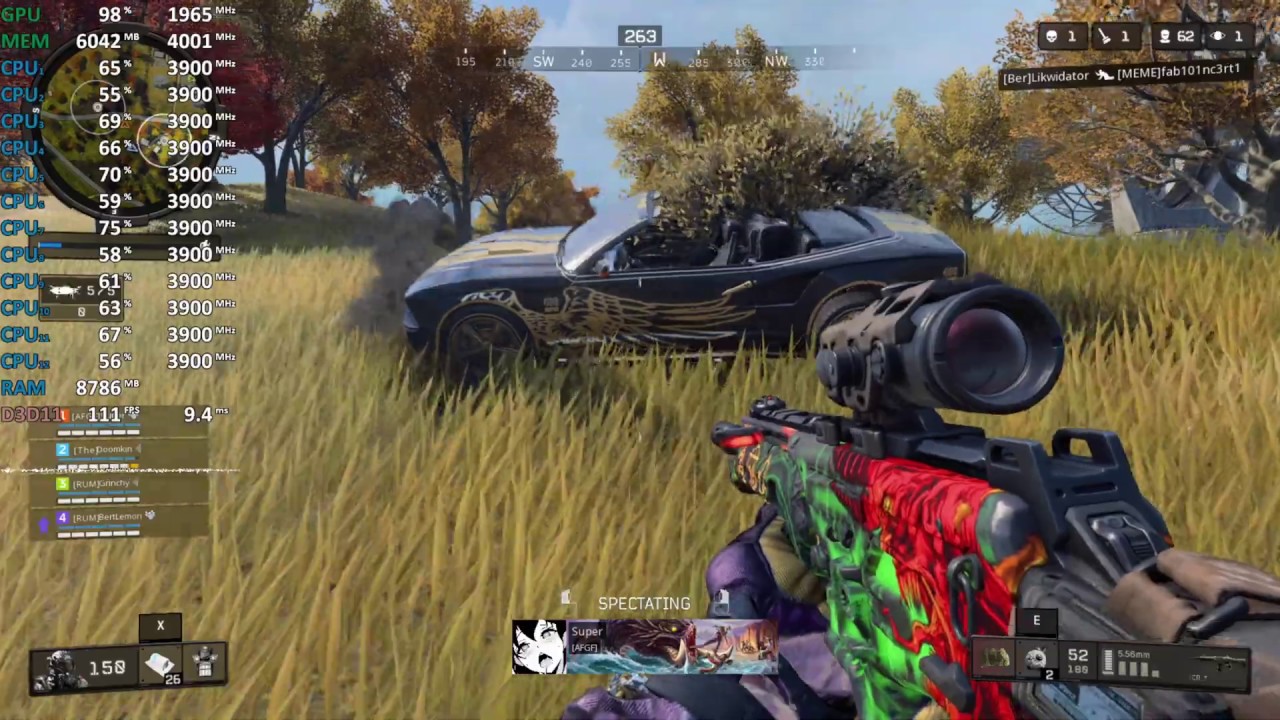 Nvidia GeForce GTX 1660 Test - Call of Duty: Black Ops 4 - Benchmark Test (Ryzen 5 2600)