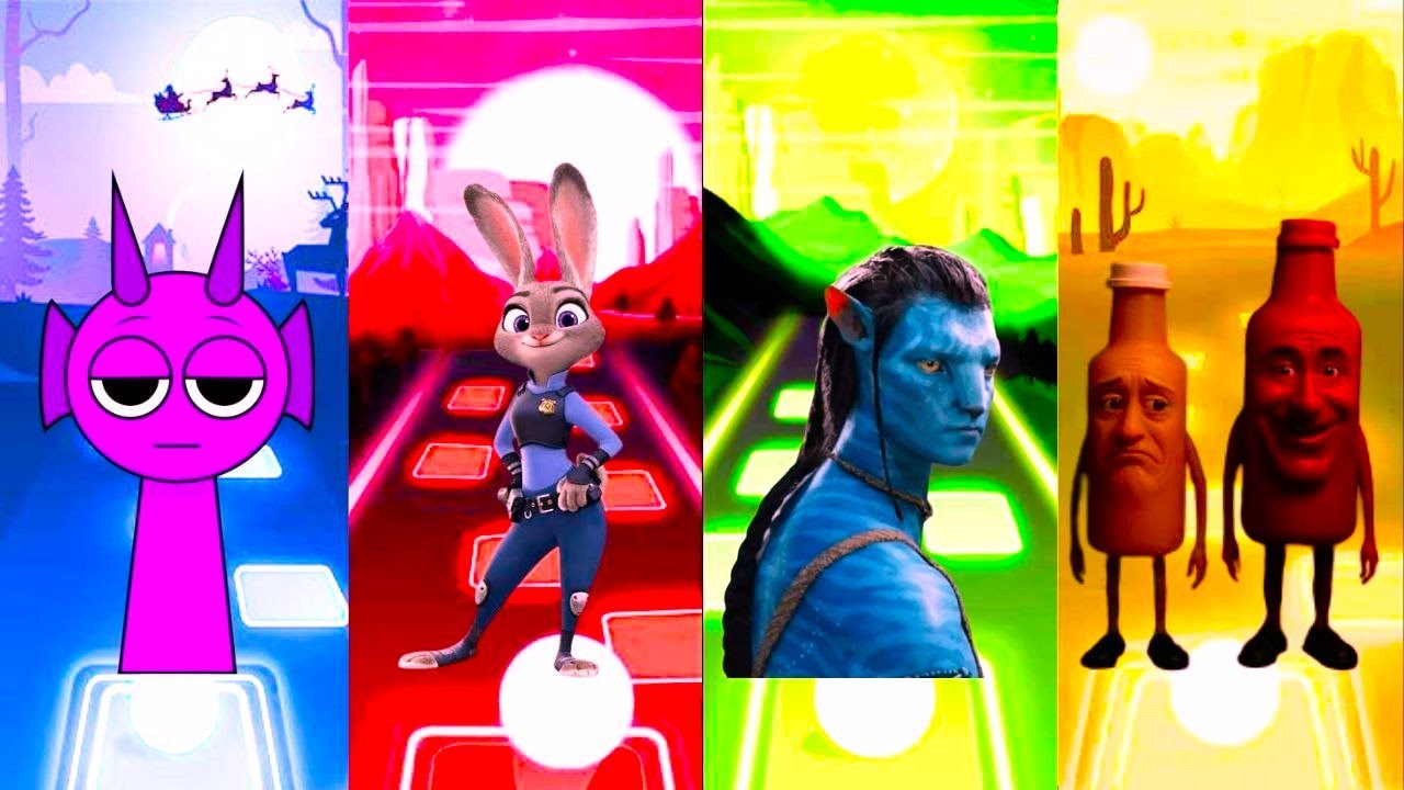 SPRUNKI-ZOOTOPIA-AVATAR-KATCHURU_TILES HOP EDM RUSH