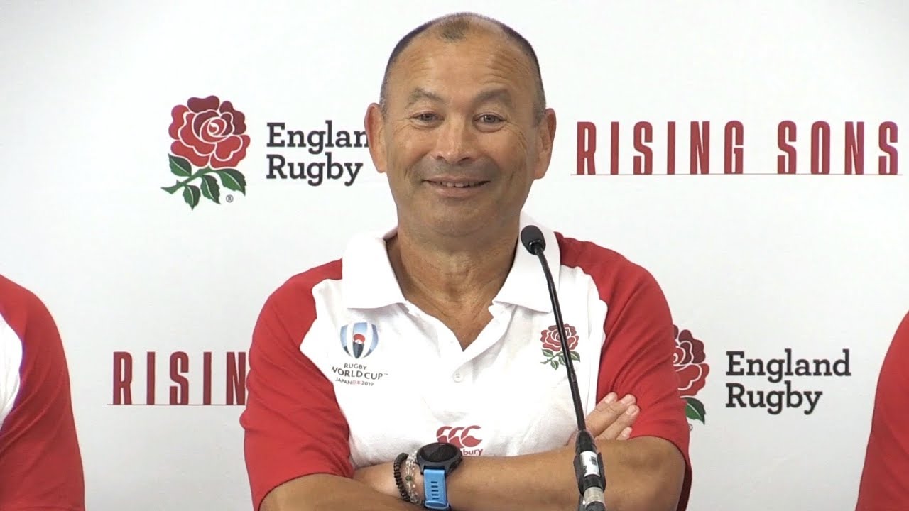 Eddie Jones Press Conference - Rugby World Cup Squad Announcement In Bristol