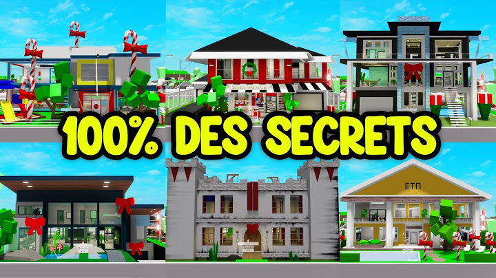 LES SECRETS DE TOUTES LES MAISONS SUR BROOKHAVEN ROBLOX