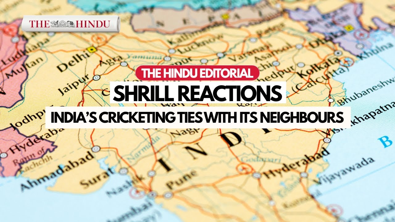 Редакционная статья газеты The Hindu: Связи Индии в крикете с ее соседями по субконтиненту | 09.1...