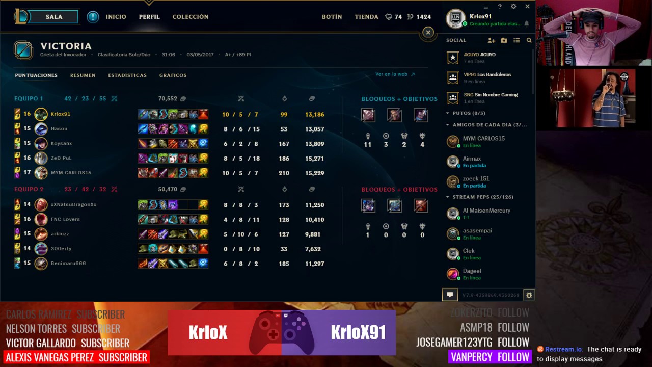 Stream a comenzado gente!!!