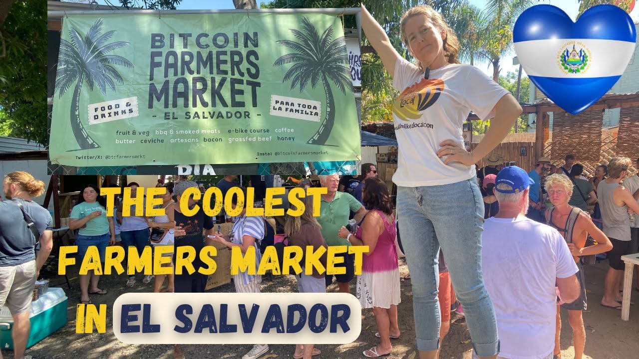 The coolest Farmers Market in El Salvador 🇸🇻 and around the world of  Bitcoin 🇸🇻