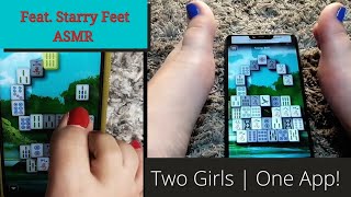 Feet ASMR | 2 Girls 1 App (Part 1) Feat. Starry Feet ASMR