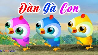 Đàn Gà Con Remix ♫ Ca Nhạc Thiếu Nhi Vui Nhộn ♫ Trông kìa đàn gà con lông vàng ...